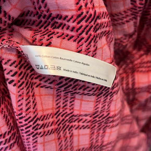 Free People Plaid Miles Tuxedo Shirt - Picture 10 of 10